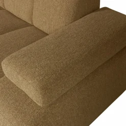 Woood MOJO chaise longue links boucle geel/bruin melange Outlet
