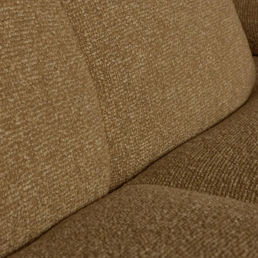 Woood MOJO chaise longue links boucle geel/bruin melange Outlet