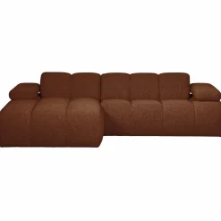 Woood MOJO chaise longue links boucle roestbruin melange Online