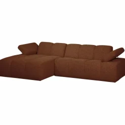 Woood MOJO chaise longue links boucle roestbruin melange Online