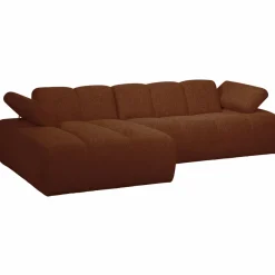 Woood MOJO chaise longue links boucle roestbruin melange Online