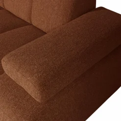 Woood MOJO chaise longue links boucle roestbruin melange Online