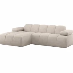 Woood Mojo Chaise Longue Bank Links Ribstof Ecru Best