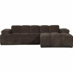 Woood Mojo chaise longue bank rechts ribstof bruin Sale