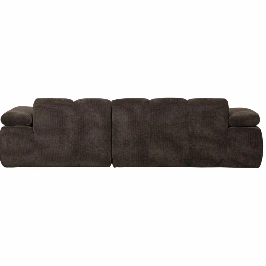 Woood Mojo chaise longue bank rechts ribstof bruin Sale