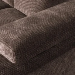 Woood Mojo chaise longue bank rechts ribstof bruin Sale