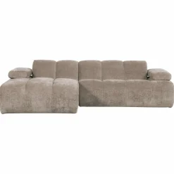 Woood Mojo chaise longue bank links ribstof donkerzand Outlet