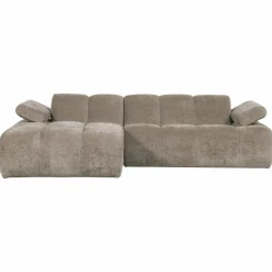 Woood Mojo chaise longue bank links ribstof donkerzand Outlet
