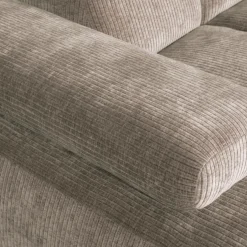 Woood Mojo chaise longue bank links ribstof donkerzand Outlet