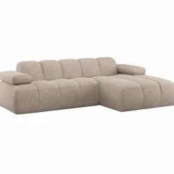 Woood Mojo Chaise Longue Bank Rechts Wollig Donkerzand Outlet