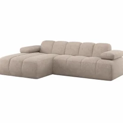 Woood Mojo Chaise Longue Bank Links Wollig Donkerzand Hot