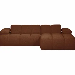 Woood MOJO chaise longue rechts boucle roestbruin melange Hot