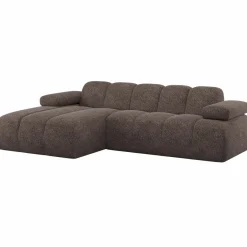 Woood Mojo Chaise Longue Bank Links Wollig Bruin New