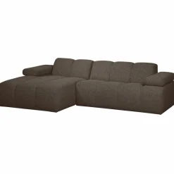 Woood MOJO chaise longue links boucle bruin melange New