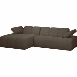 Woood MOJO chaise longue links boucle bruin melange New