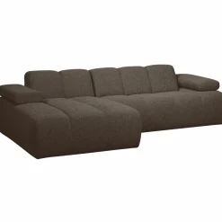 Woood MOJO chaise longue links boucle bruin melange New