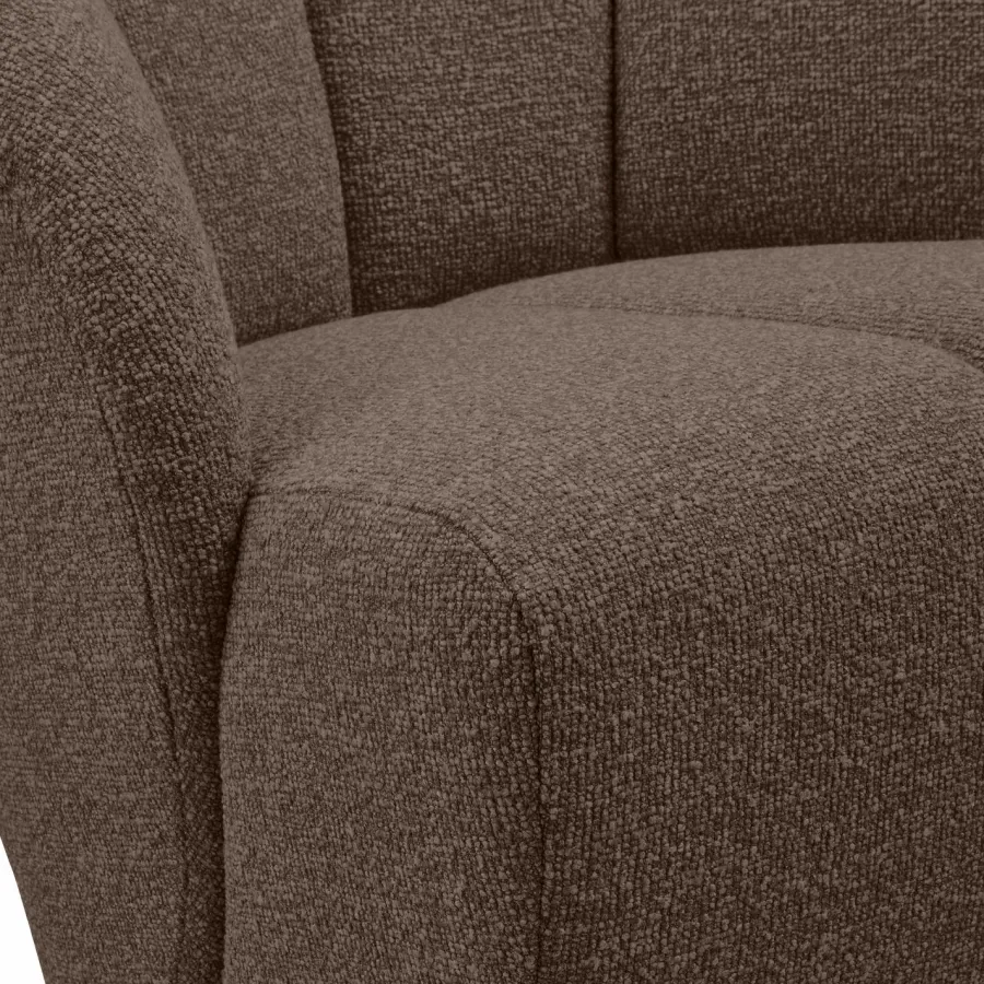 Woood MOJO draaifauteuil boucle bruin melange Discount