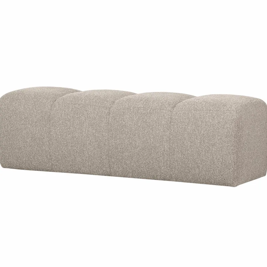 Woood MOJO eetbankje 164CM boucle beige melange Outlet
