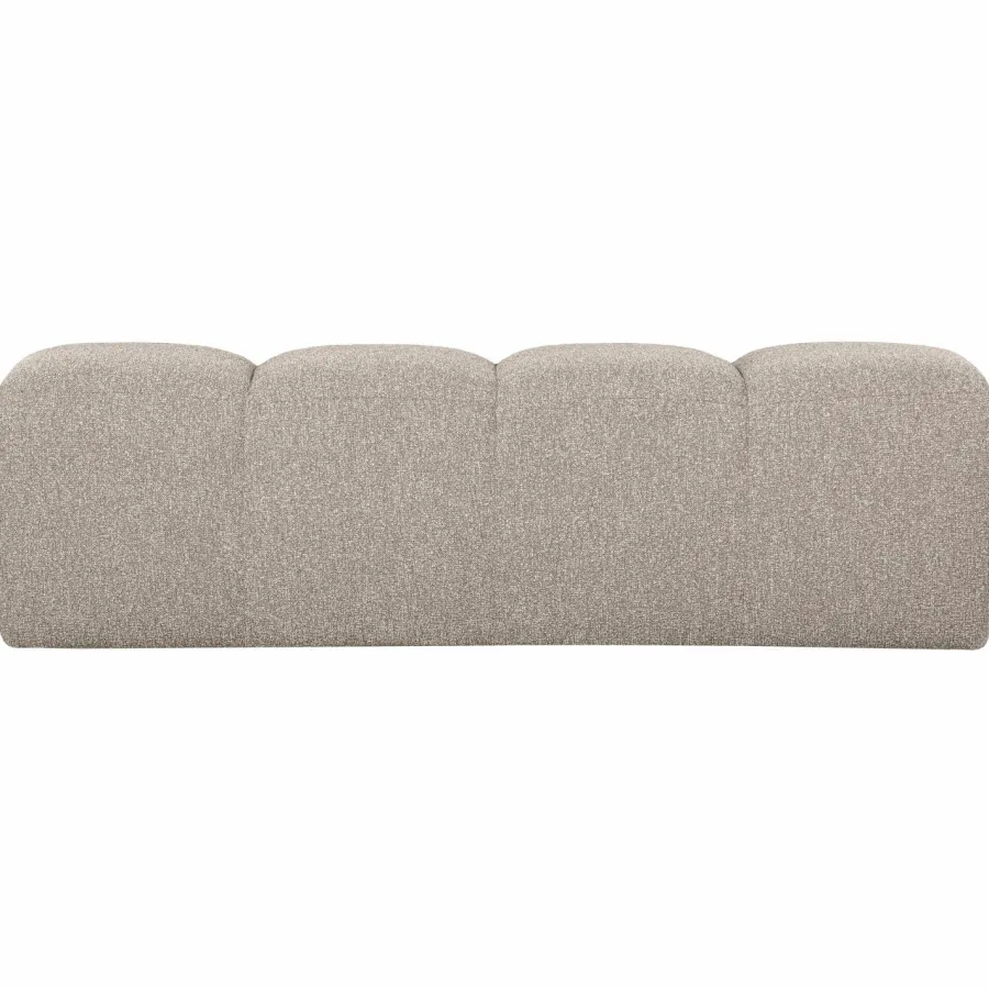 Woood MOJO eetbankje 164CM boucle beige melange Outlet