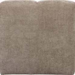 Woood MOJO eetbankje 84CM met rugleuning Ribstof donkerzand Clearance