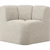 Woood Mojo Eetbankje Hoek Met Rugleuning Boucle Beige Melange New