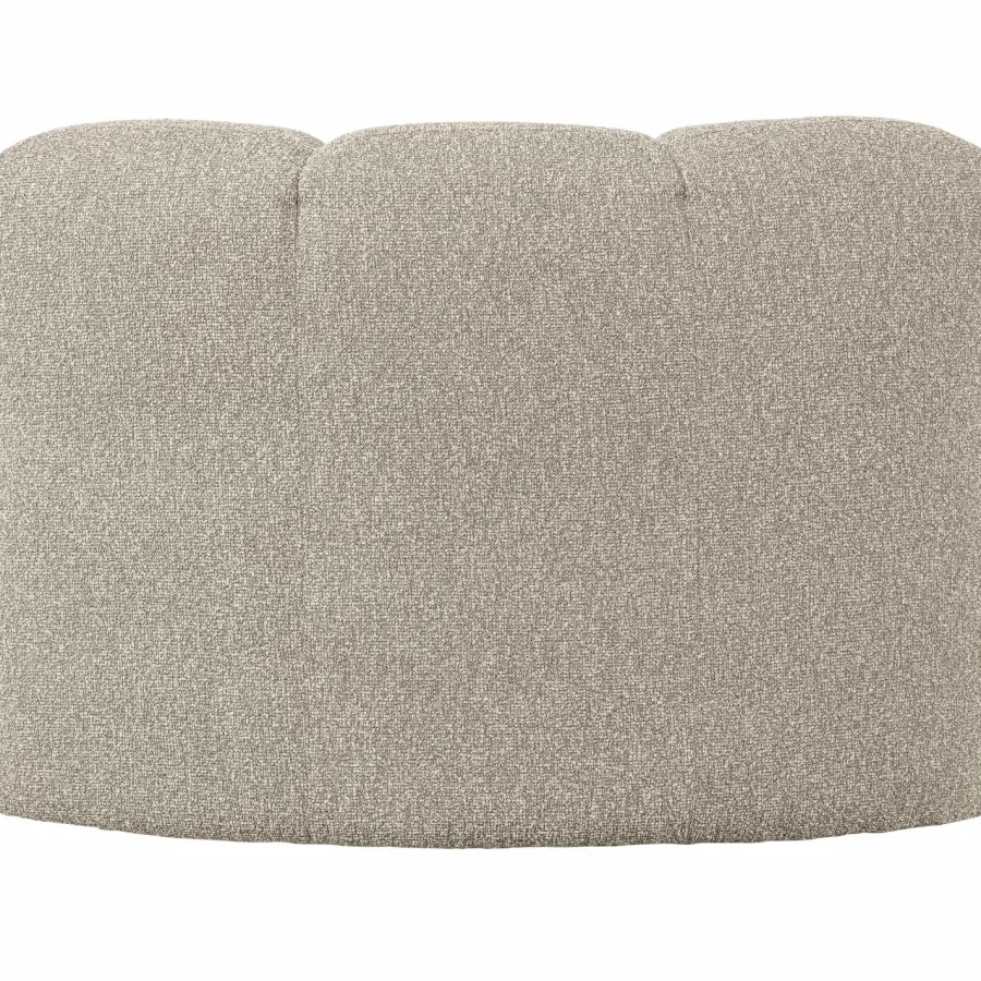 Woood Mojo Eetbankje Hoek Met Rugleuning Boucle Beige Melange New