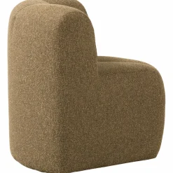 Woood Mojo Eetbankje Hoek Met Rugleuning Boucle Geel/Bruin Melange Discount