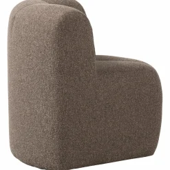 Woood Mojo Eetbankje Hoek Met Rugleuning Boucle Bruin Melange Outlet