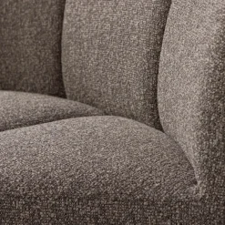 Woood Mojo Eetbankje Hoek Met Rugleuning Boucle Bruin Melange Outlet