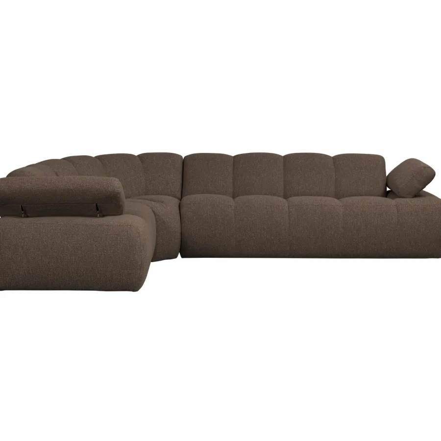 Woood Mojo Hoekbank Links Boucle Bruin Melange Online