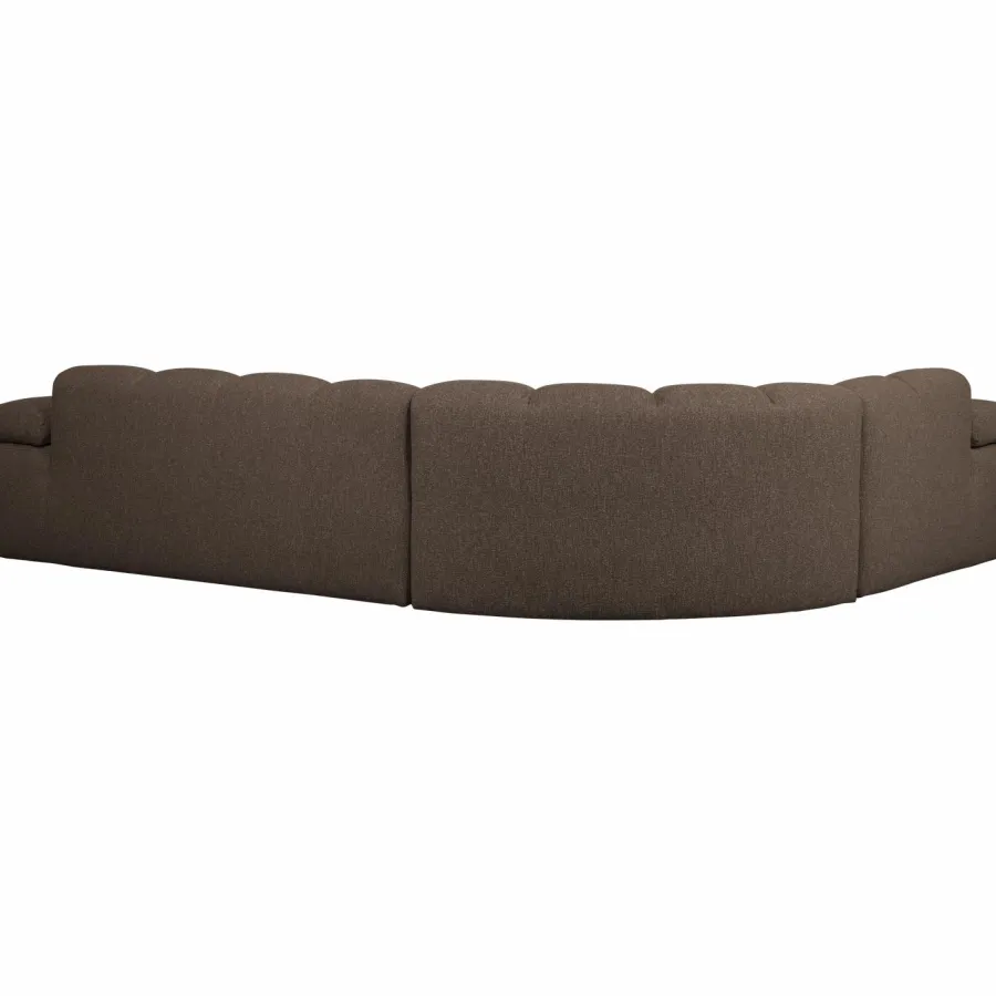 Woood Mojo Hoekbank Links Boucle Bruin Melange Online
