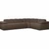 Woood Mojo Hoekbank Rechts Boucle Bruin Melange Outlet