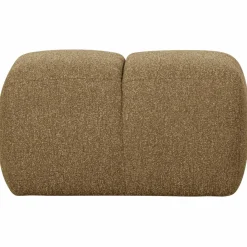 Woood Mojo poef 45x84x64cm boucle geel/bruin melange Clearance