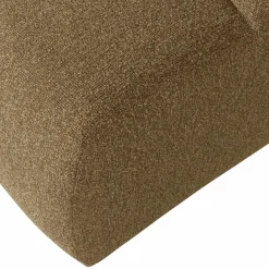Woood Mojo poef 45x84x64cm boucle geel/bruin melange Clearance