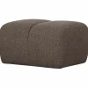 Woood Mojo poef 45x84x64cm boucle bruin melange Discount