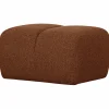 Woood Mojo poef 45x84x64cm boucle roestbruin melange Hot