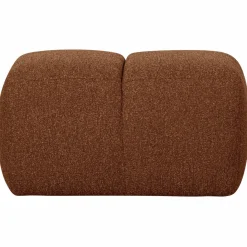 Woood Mojo poef 45x84x64cm boucle roestbruin melange Hot