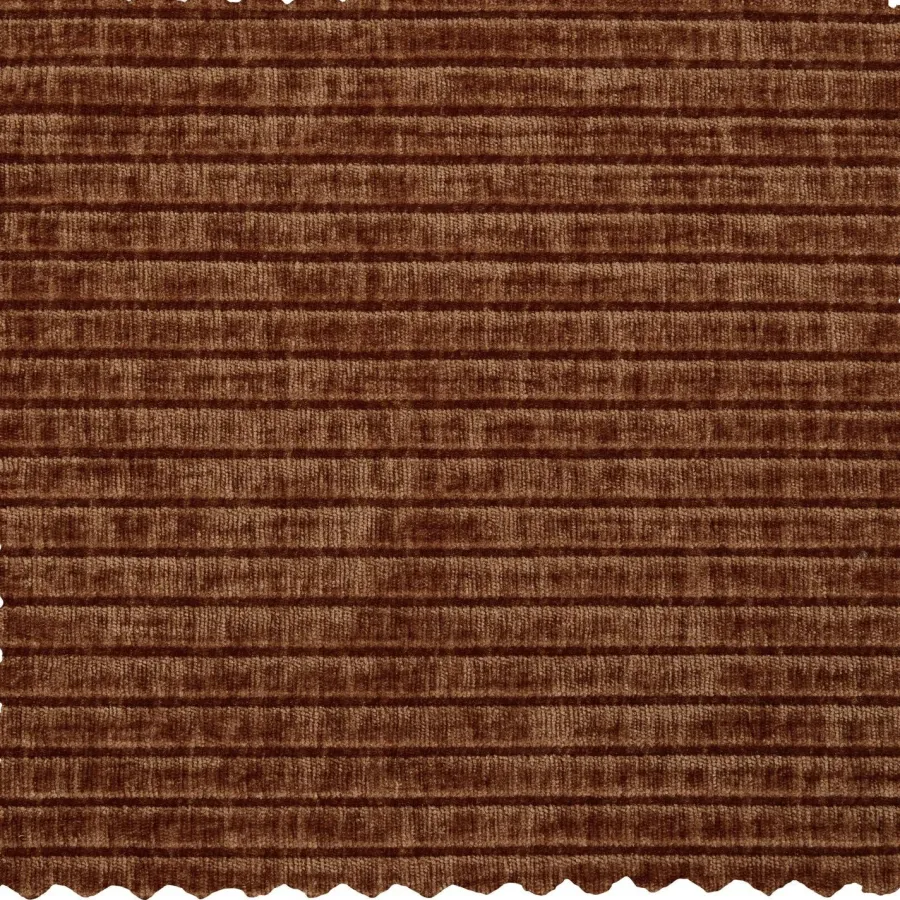 Woood Mojo poef 45x84x64cm geweven ribstof roestbruin Sale