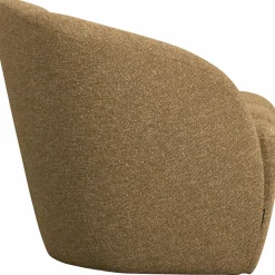 Woood Mojo 2-Zits Bankje Links Boucle Geel/Bruin Melange