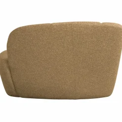 Woood Mojo 2-Zits Bankje Links Boucle Geel/Bruin Melange