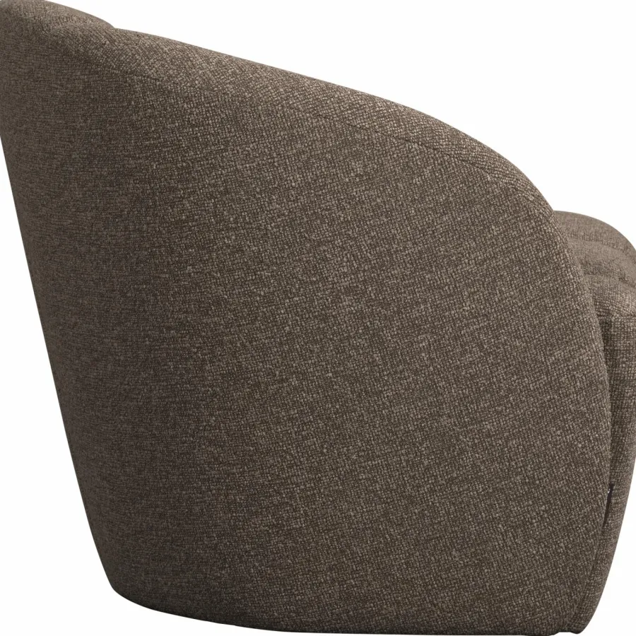 Woood Mojo 2-Zits Bankje Links Boucle Bruin Melange Outlet