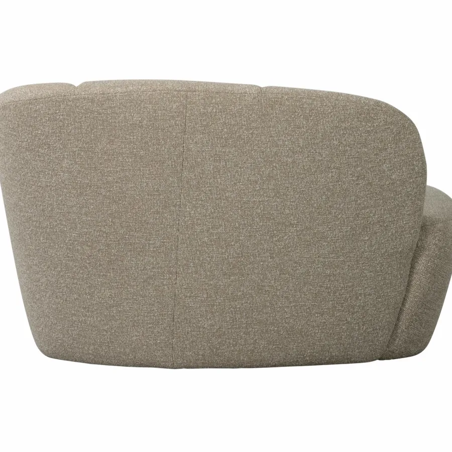 Woood Mojo 2-Zits Bankje Rechts Boucle Beige Melange Best