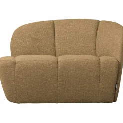 Woood Mojo 2-Zits Bankje Rechts Boucle Geel/Bruin Melange Online
