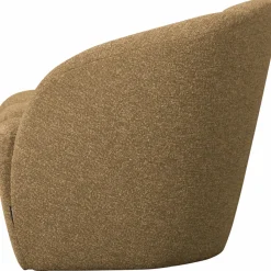 Woood Mojo 2-Zits Bankje Rechts Boucle Geel/Bruin Melange Online