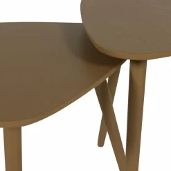 Woood Nila bijzettafels hout mud - set van 2 Online
