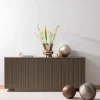 Woood Nova Dressoir 200 Cm Grenen Truffel Bruin [fsc] New