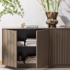 Woood Nova Dressoir 200 Cm Grenen Truffel Bruin [fsc] New
