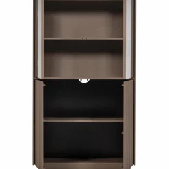 Woood Nova Lage Vitrinekast Grenen Truffel Bruin [fsc] New