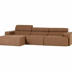 Woood Novi chaise longue bank links boucle karamelbruin Clearance