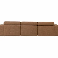 Woood Novi chaise longue bank links boucle karamelbruin Clearance